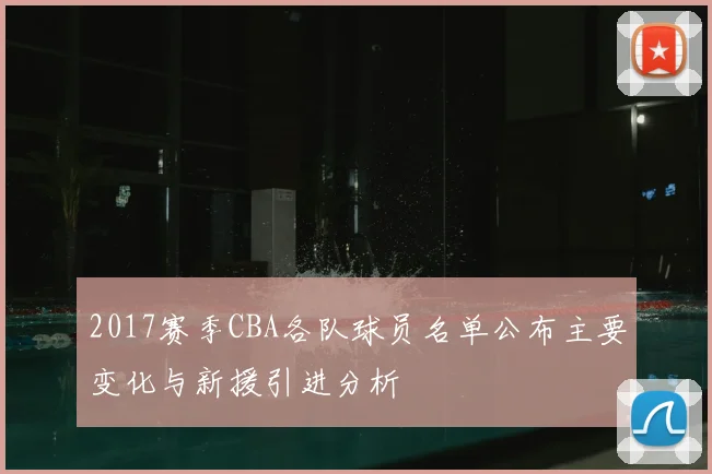 2017赛季CBA各队球员名单公布主要变化与新援引进分析