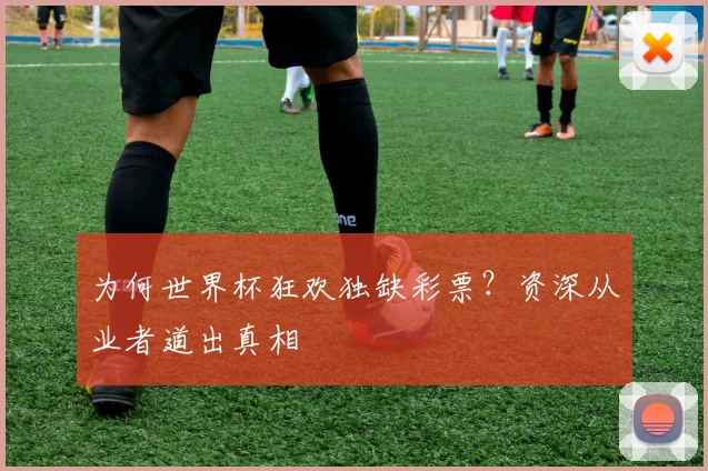 为何世界杯狂欢独缺彩票？资深从业者道出真相