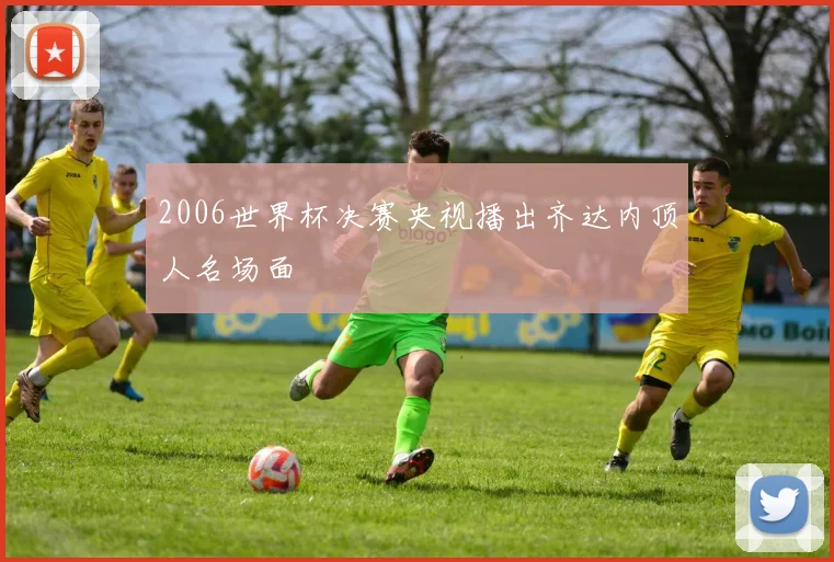 2006世界杯决赛央视播出齐达内顶人名场面